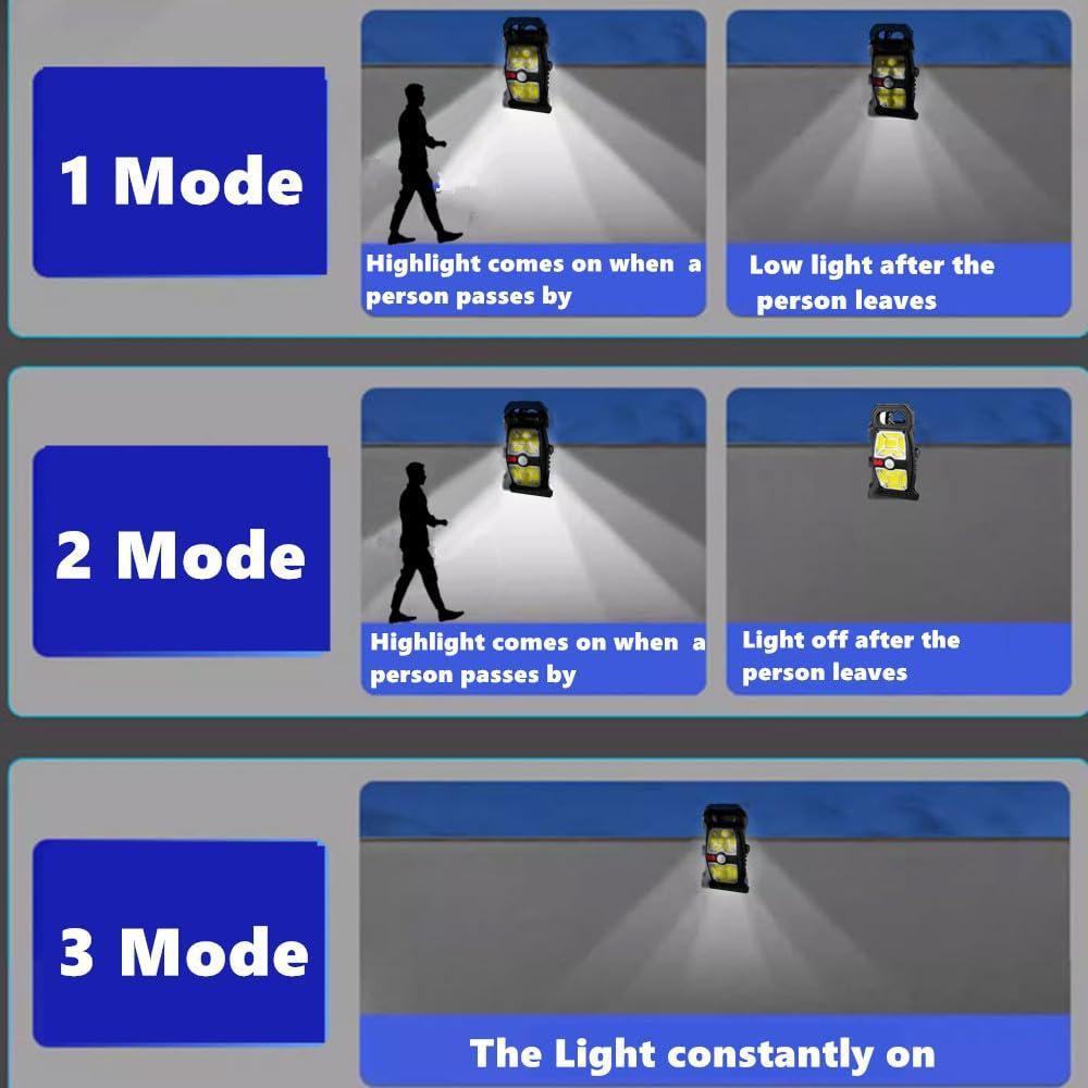 Rechargeable Garden Solar Flame Light with Motion Sensor - 1 Pcs  by Wishshop