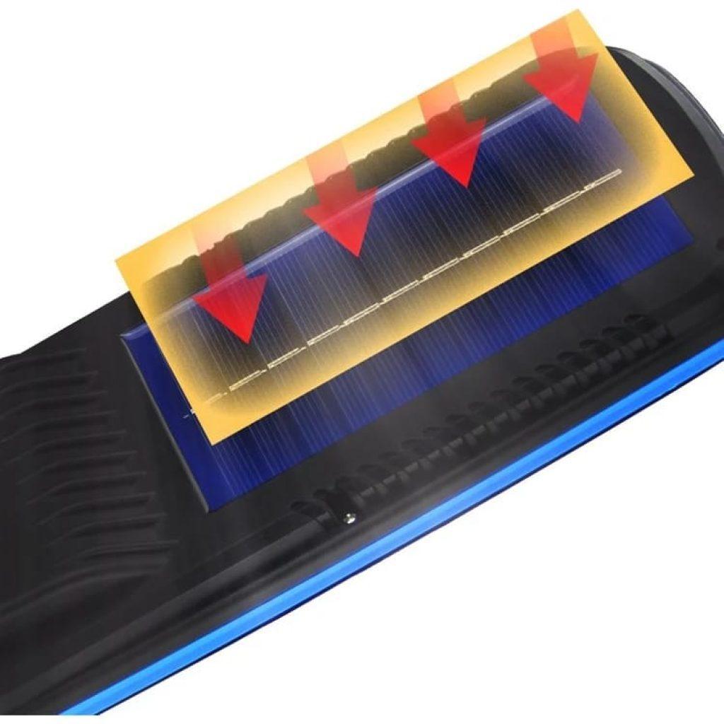 Motion Sensor Solar Sensor Lamp - Rechargeable Type-C Charging | 1 Pcs Blue Light by wishshop