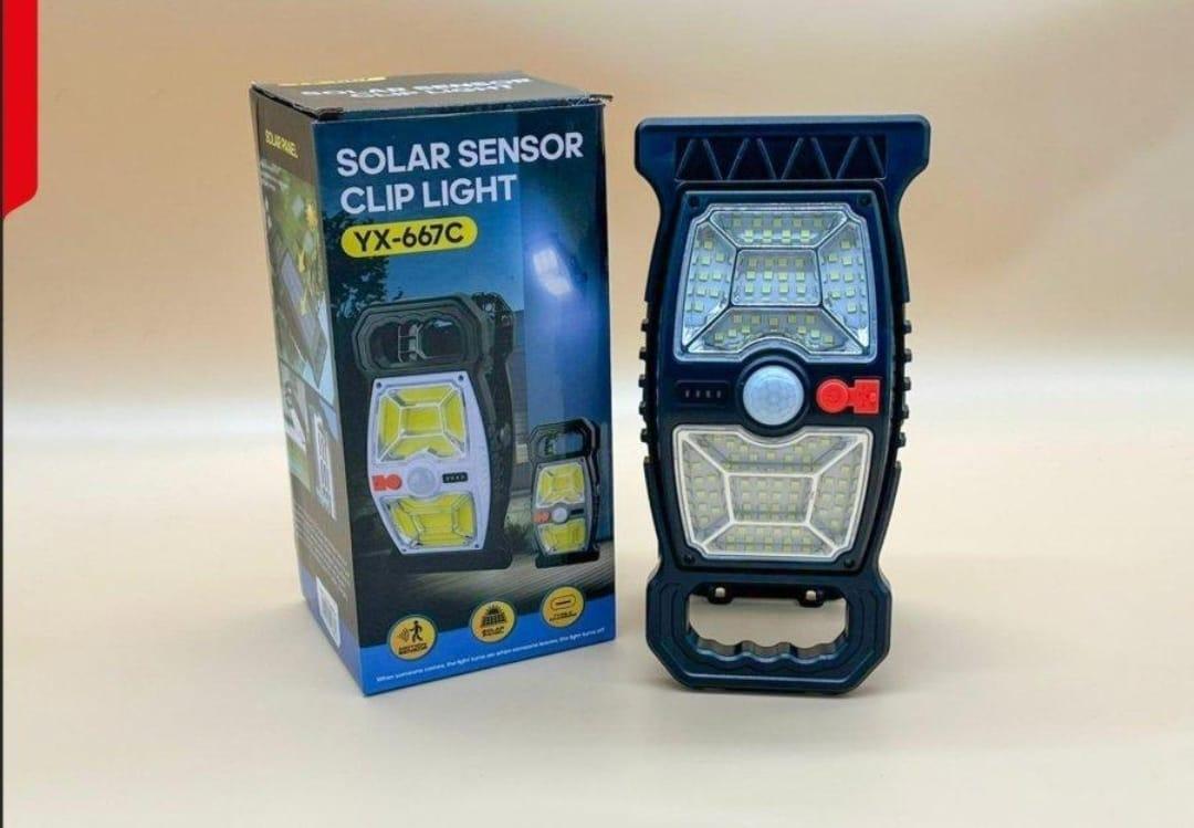 Rechargeable Garden Solar Flame Light with Motion Sensor - 1 Pcs  by Wishshop